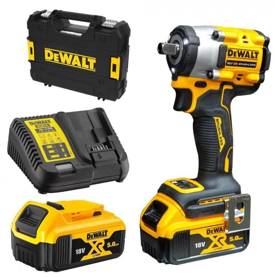 Dewalt smūginis veržliasukis DCF922P2T 1/2",18V, 406Nm, 2x5,0Ah TSTAK
