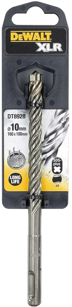 Grąžtas DEWALT grąžtai SDS PLUS 10 x 160mm XLR 4-OSTRZOWE