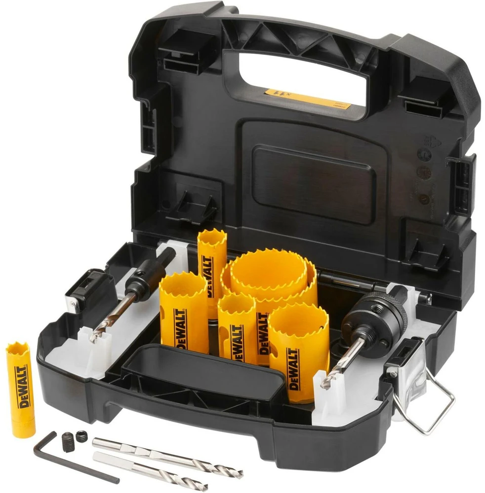 Gręžimo karūnų rinkinys DeWalt DT90351-QZ; 11 vnt.