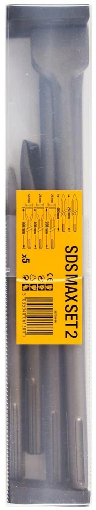 Dewalt Dewalt SDS-max grąžtų rinkinys - 5 vnt. - SDSMAXSET2-QZ