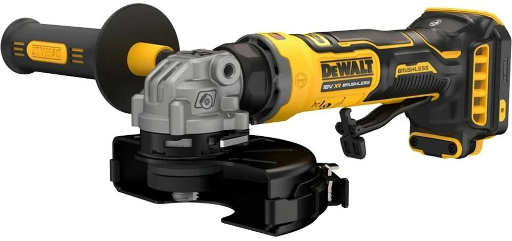 DEWALT KAMPINIS ŠLIFUOKLIS 125mm 18V DCG404N