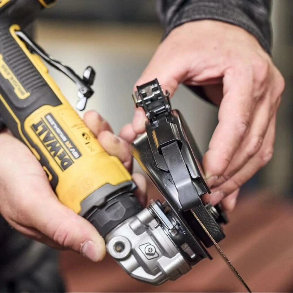 DEWALT KAMPINIS ŠLIFUOKLIS 125mm 18V DCG404N