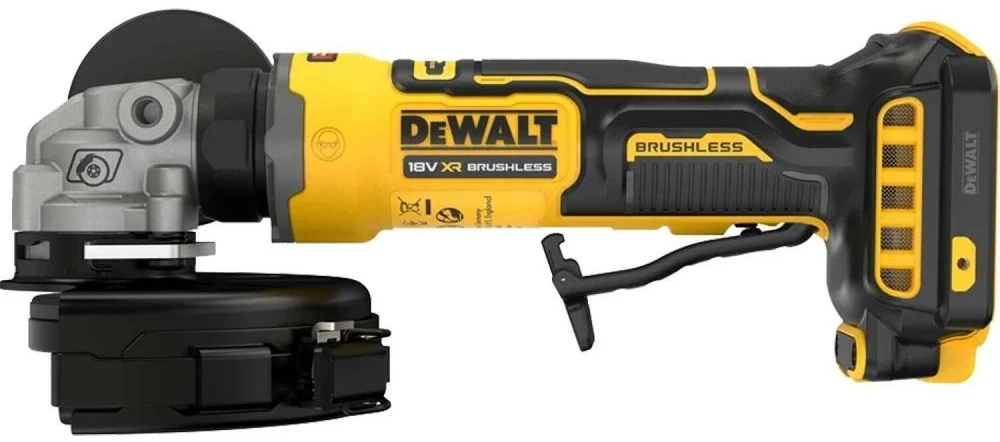 DEWALT KAMPINIS ŠLIFUOKLIS 125mm 18V DCG404N