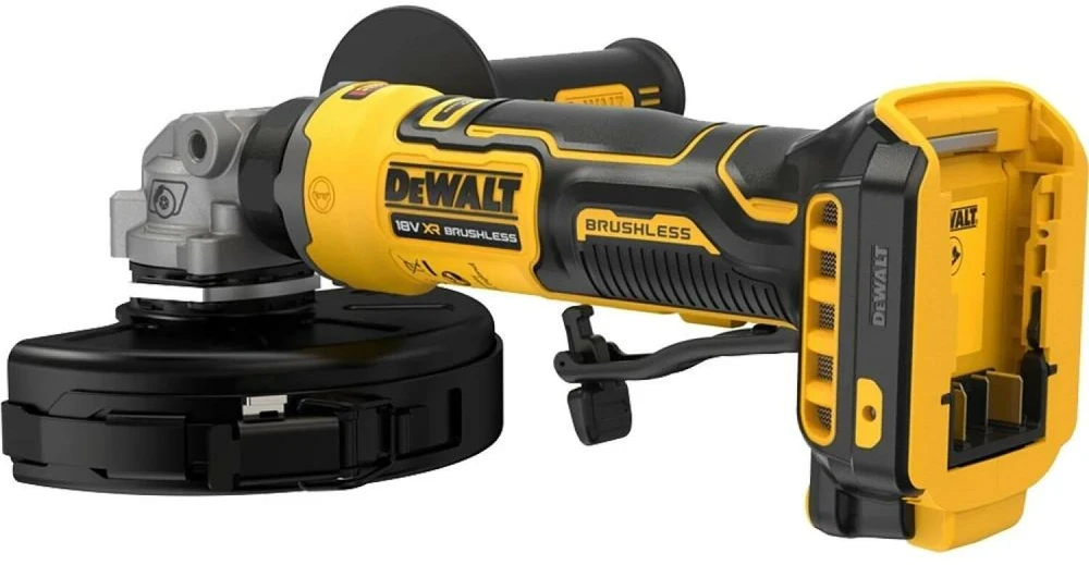 DEWALT KAMPINIS ŠLIFUOKLIS 125mm 18V DCG404N