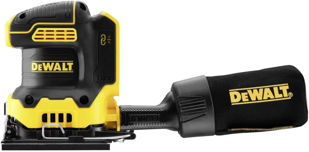 Dewalt vibracinis šlifuoklis DCW200NT, 18V, lagaminas,  be akumuliatoriaus ir kroviklio
