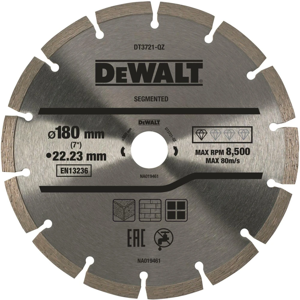 Deimantinis pjovimo diskas DeWalt DT3721-QZ; 180 mm