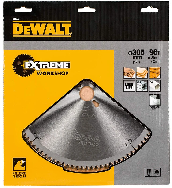 Pjovimo diskas medienai DeWalt; 305x3x30,0 mm; Z96; -5°