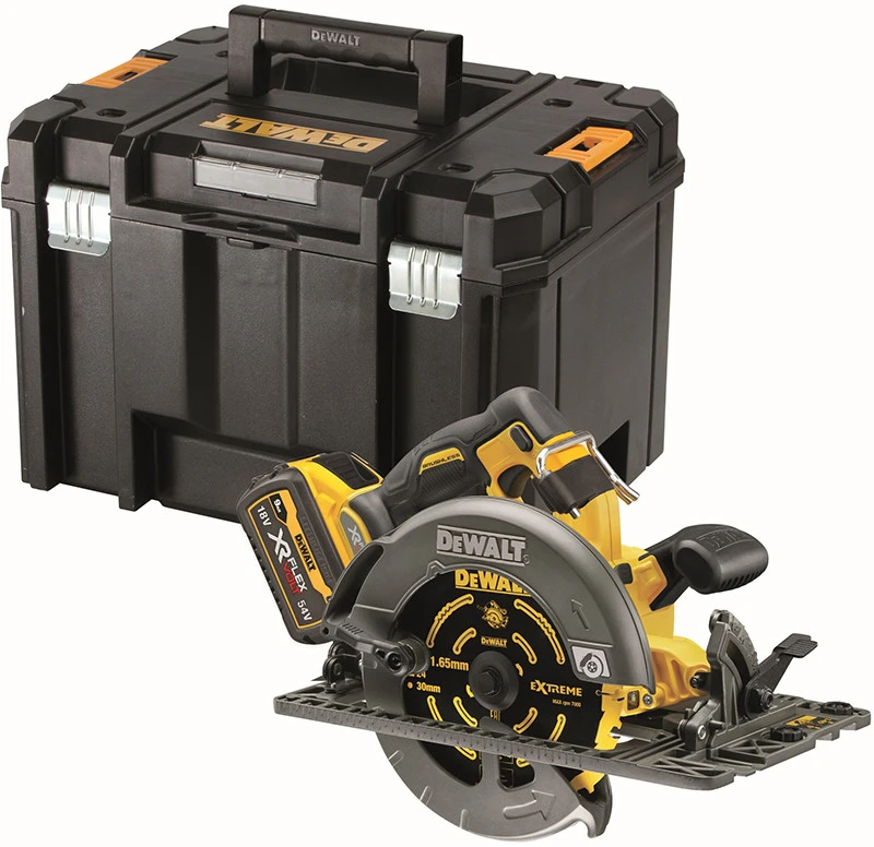 Akumuliatorinis diskinis pjūklas DeWalt DCS579NT-XJ; 54 V; (be akumuliatoriaus ir pakrovėjo)