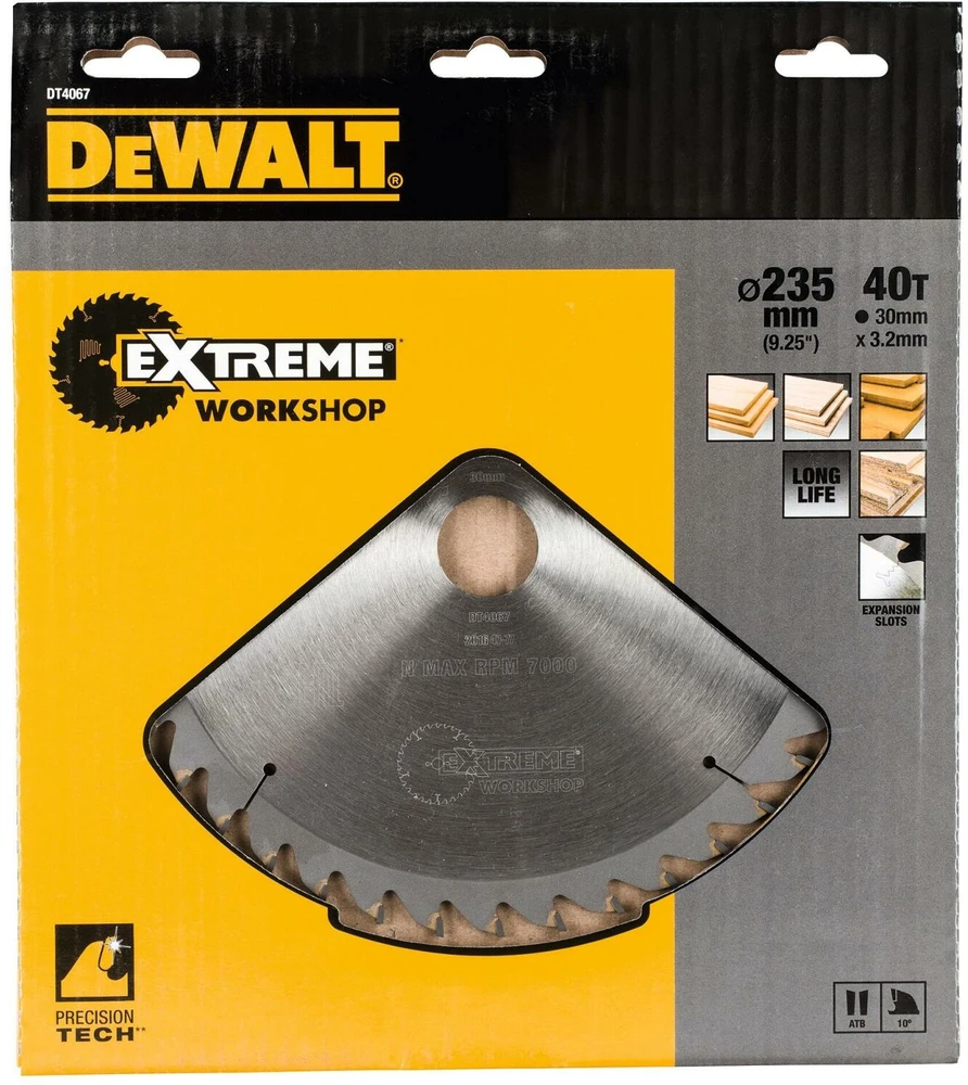 DEWALT PIŁA TARCZ.235x30mmx40z