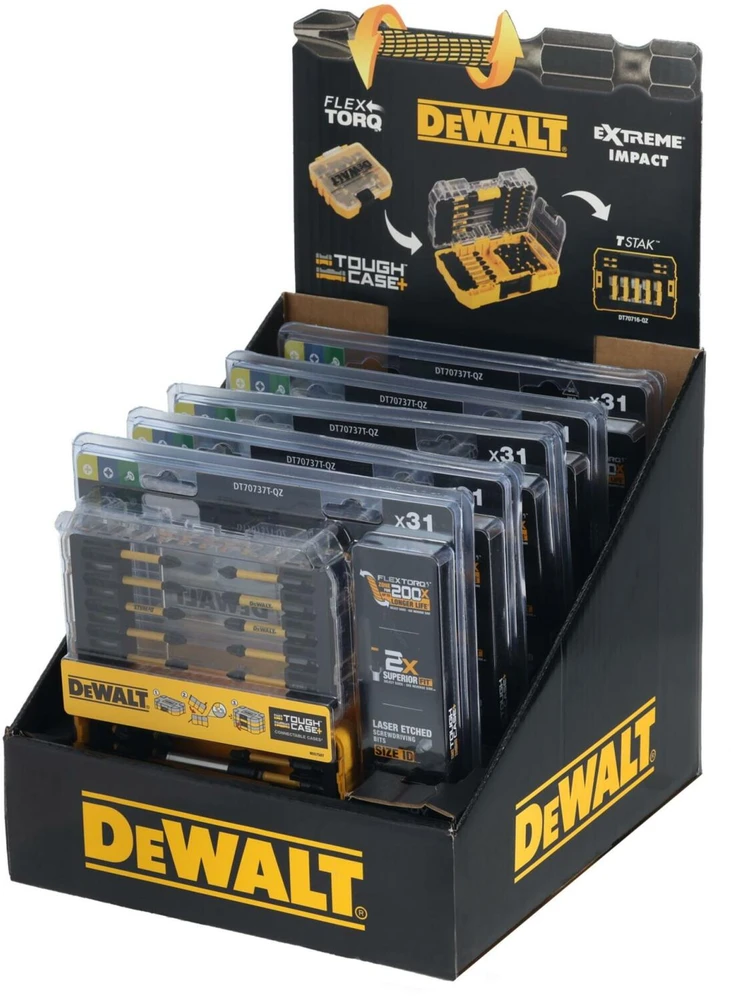 Sukimo antgalių rinkinys DeWalt DT70737T-QZ; 31 vnt.