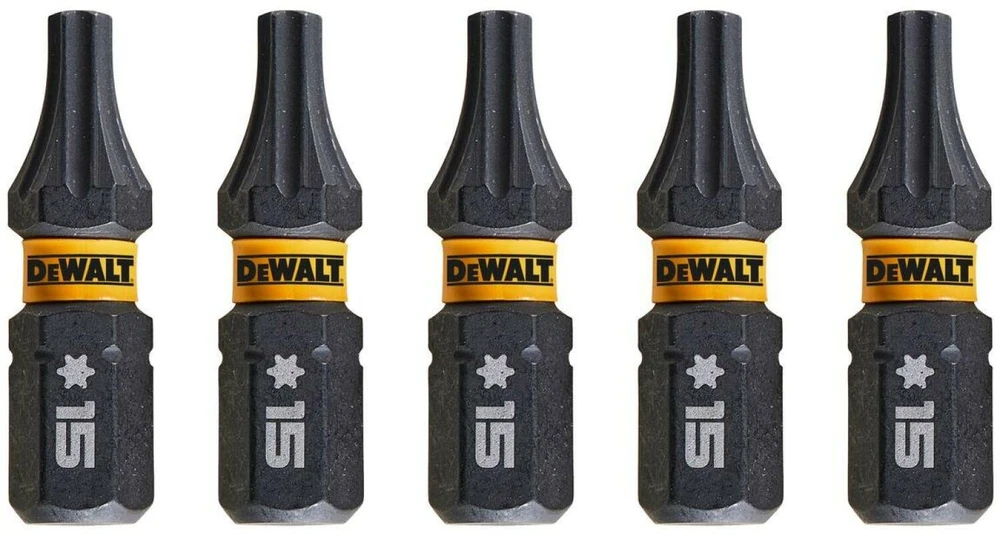 DEWALT KOŃCÓWKA UDAROWA T15x25 5szt. EXTREME IMPACT TORSION
