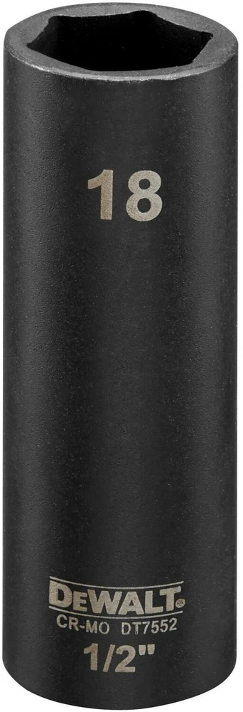 Dewalt nasadka 18mm 1/2c impact socket deep