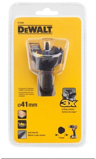 Furnitūros skylių grąžtas DeWalt; 41 mm