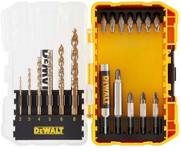 Grąžtas Grąžtų ir sukimo antgalių rinkinys DeWalt DT70711-QZ; 19 vnt.