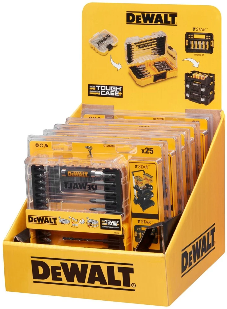 Grąžtas Sukimo antgalių ir grąžtų komplektas DeWalt 25 vnt