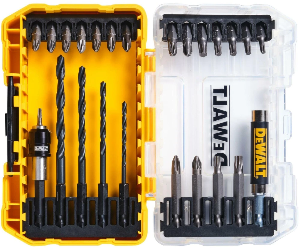 Grąžtas Sukimo antgalių ir grąžtų komplektas DeWalt 25 vnt