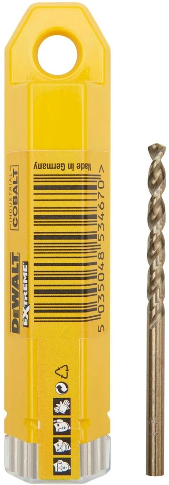 Grąžtas Dewalt wiertła kobaltowe hss e cobalt 3.3mm bulkx10