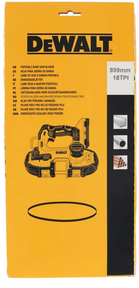 Juostinių staklių pjovimo juosta DeWalt DT8477-QZ; 899x12,7x0,5 mm; 18 TPI; 3 vnt.