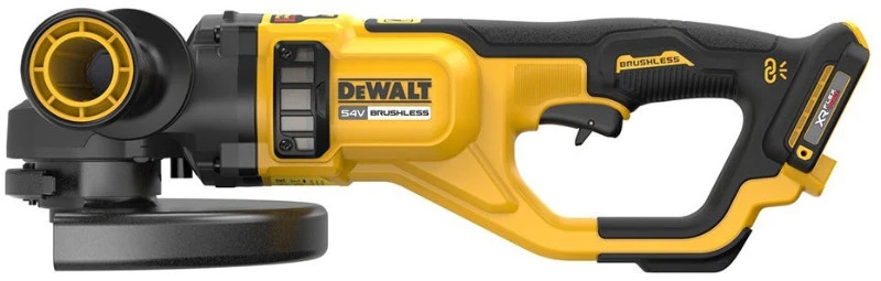 Kampinis šlifuoklis DeWalt DCG460N-XJ; 54 V (Be akumuliatoriaus ir pakrovėjo)