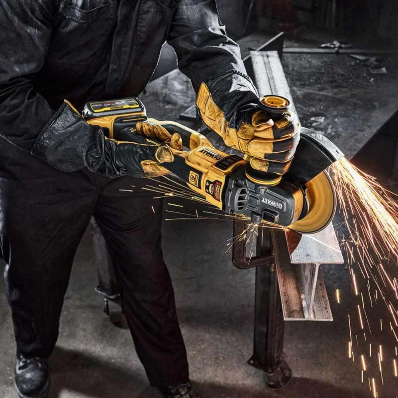Kampinis šlifuoklis DeWalt DCG460N-XJ; 54 V (Be akumuliatoriaus ir pakrovėjo)