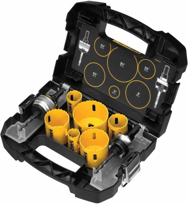 DEWALT KIAUŠIŲ PJŪKLŲ RINKINYS 11 vnt. BIMETALAS ELEKTRIKUI