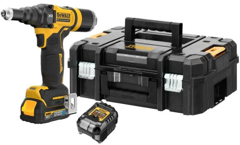 Akumuliatorinis kniediklis DeWalt DCF403E1GT-QW; 18 V; 1x1,7 Ah akum.
