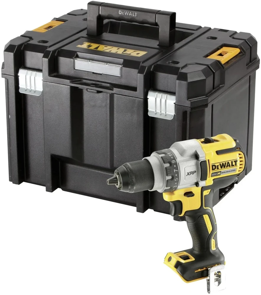 DeWalt suktuvas gręžtuvas DCD991NT-XJ 18V be akumuliatoriaus ir kroviklio, TSTAK lagaminas