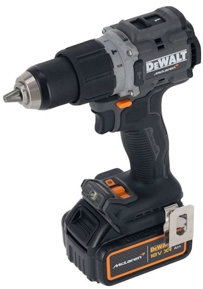 DeWalt MCLAREN DCD85MP2T Drill Driver 18V Juodas, Geltona