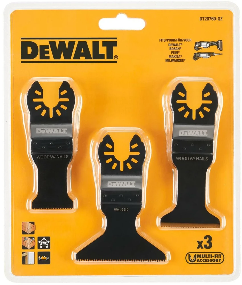 Įpjaunamasis pjūklelis DeWalt DT20760-QZ; 3 vnt.