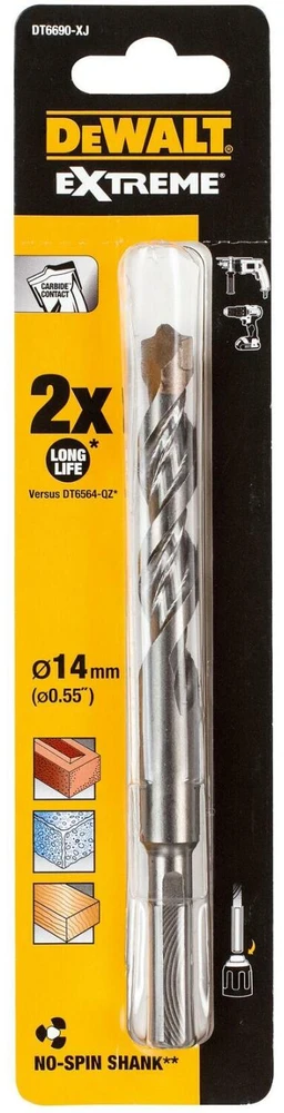Grąžtas Dewalt Gręžtuvas BETONO GRĄŽAS 14x150mm EXTREME DEWALT