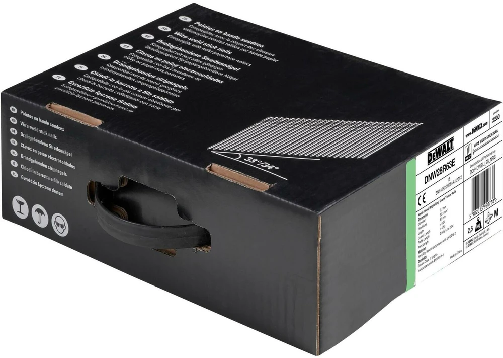 Vinys DeWalt DNW28R63E; 2,8 mm; 63 mm; 2200 vnt.