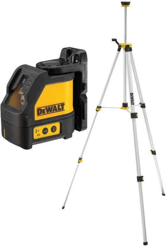 Kryžminis lazerinis nivelyras DeWalt DW088KTRI-XJ + stovas
