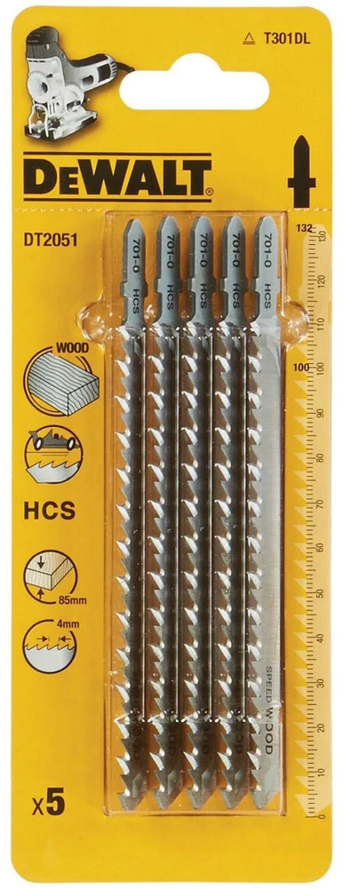 DEWALT BRZE.WYRZ. 132x4mm T301DL DREWNO /5szt.