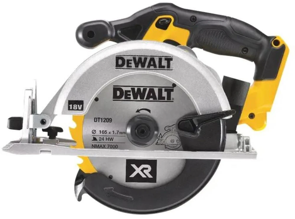 DEWALT diskinis pjūklas DCS391NT 18V 165mm TSTAK be akumuliatoriaus ir kroviklio