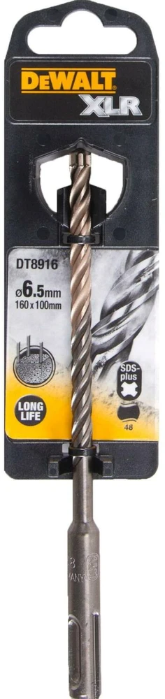 Dewalt Wiertło SDS-Plus Extreme XLR grąžtas, kietlydinio antgalis, 6,5 x 160 mm / 100 mm, 1 vnt.