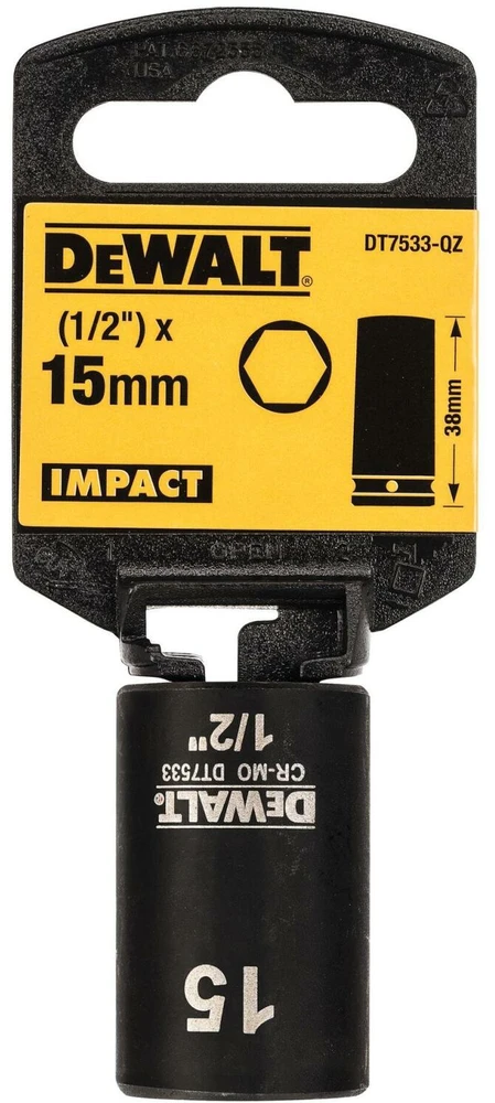 Dewalt Smūginis antgalis. 1/2 colio 15 mm, 6 vnt.
