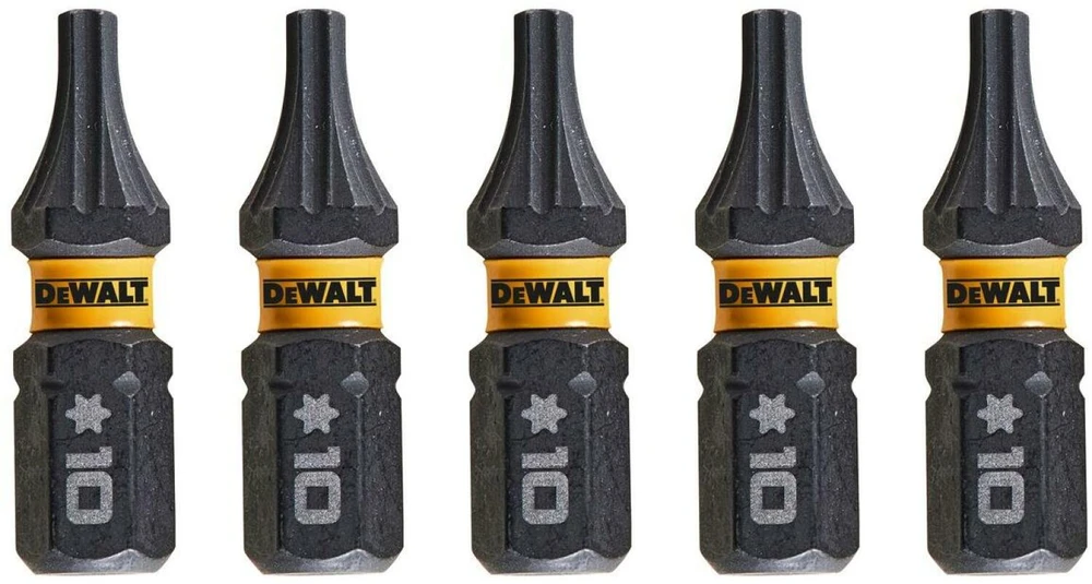 DEWALT KOŃCÓWKA UDAROWA T10x25 5szt. EXTREME IMPACT TORSION