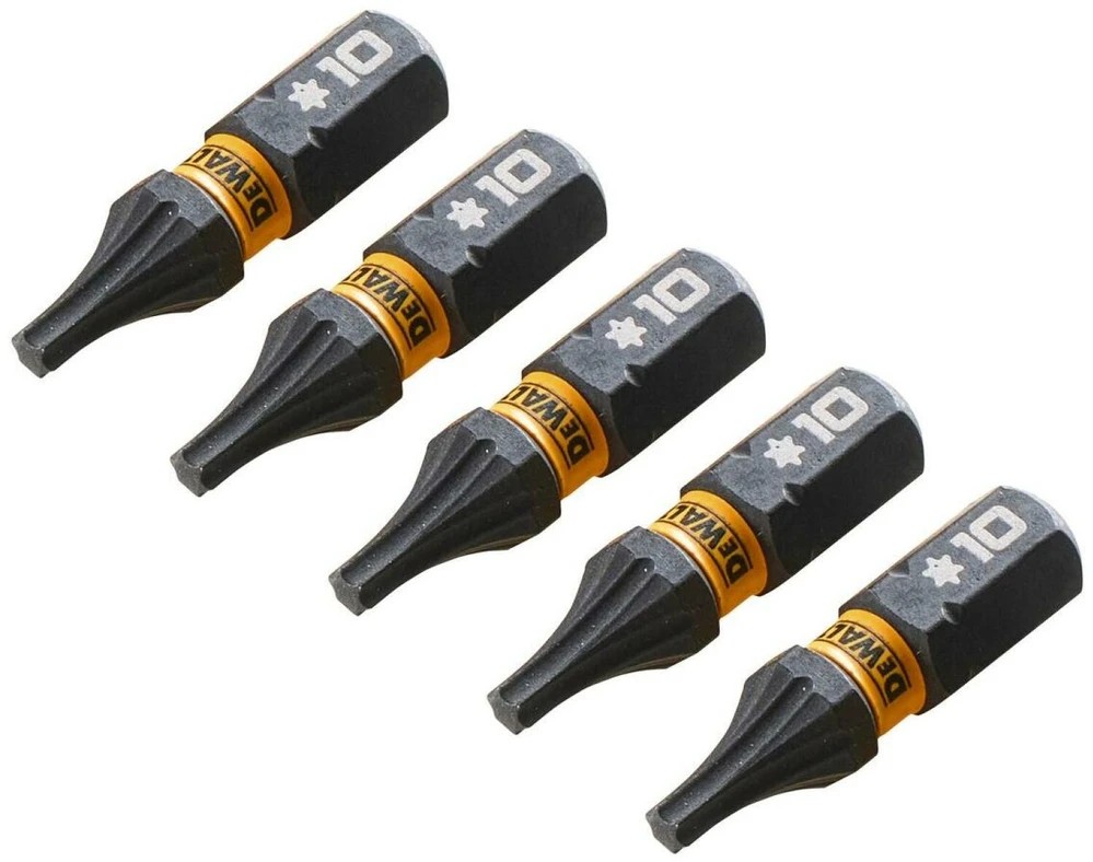 DEWALT KOŃCÓWKA UDAROWA T10x25 5szt. EXTREME IMPACT TORSION