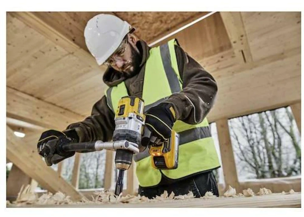 Smūginis suktuvas-gręžtuvas DeWalt DCD1007NT-XJ; 18 V (be akumuliatoriaus ir pakrovėjo)