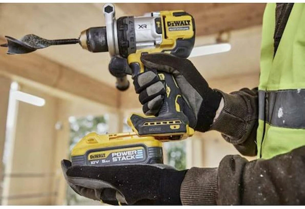 Smūginis suktuvas-gręžtuvas DeWalt DCD1007NT-XJ; 18 V (be akumuliatoriaus ir pakrovėjo)