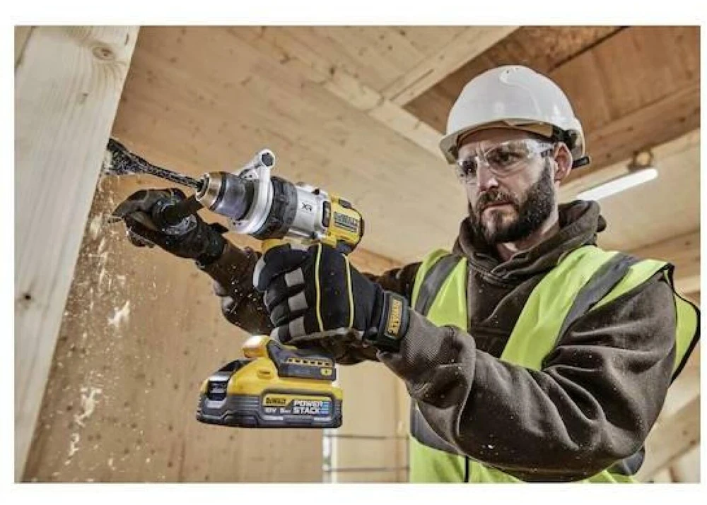 Smūginis suktuvas-gręžtuvas DeWalt DCD1007NT-XJ; 18 V (be akumuliatoriaus ir pakrovėjo)