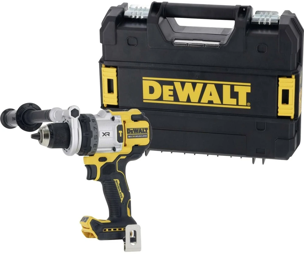 Smūginis suktuvas-gręžtuvas DeWalt DCD1007NT-XJ; 18 V (be akumuliatoriaus ir pakrovėjo)