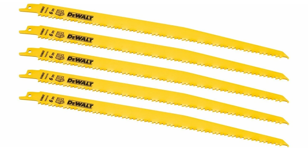 DEWALT PJŪKLĖS PLĖKŠTELĖS 305x4,2mm S1411VF MEDIENA / 5vnt.