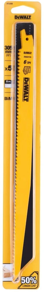 DEWALT PJŪKLĖS PLĖKŠTELĖS 305x4,2mm S1411VF MEDIENA / 5vnt.