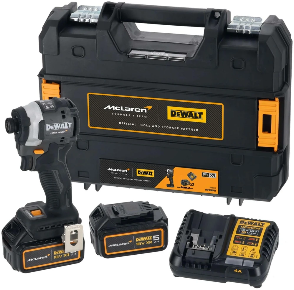 Dewalt 18 V XR sukimo smūginis 2 x 5 Ah „McLaren“