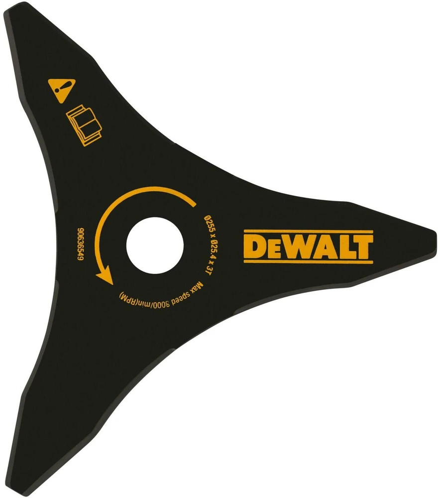 Grąžtas 3 ašmenų pjovimo peilis DeWalt DT20653-QZ; 255x25,4x3 mm