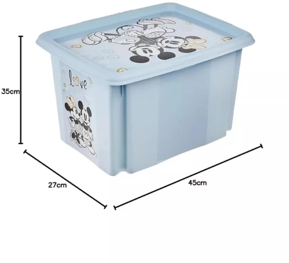 *****KEEEPER dėžė besisukanti 30L Mickey mėlynas 81152