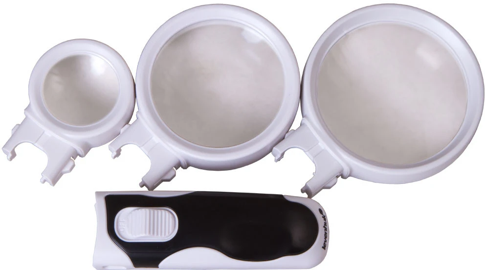 Didinamasis stiklas su LED Zeno Multi ML11 2.5/6/16x L72605 LEVENHUK