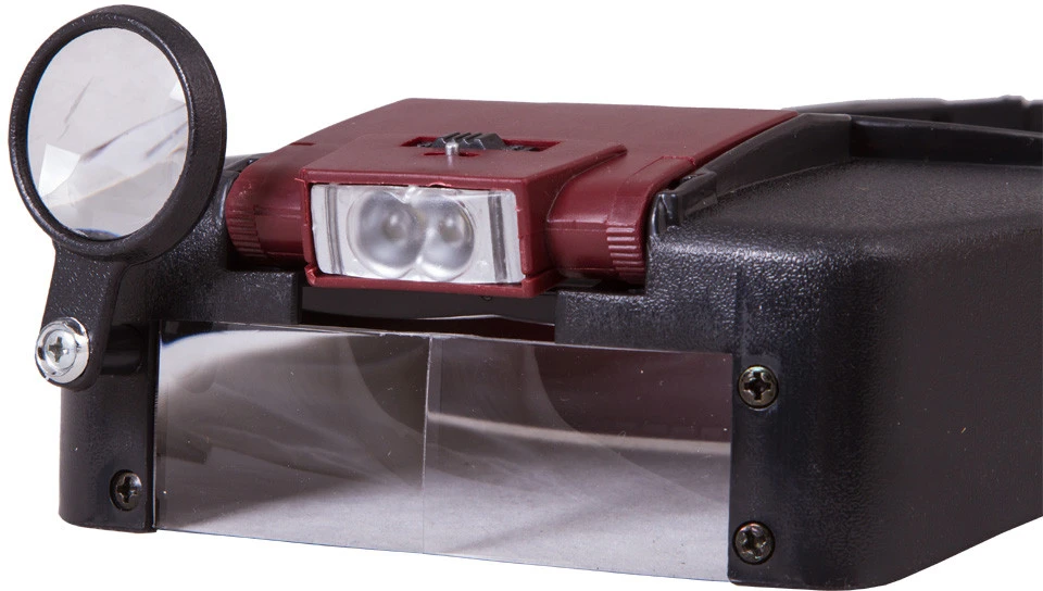 Didinamieji stiklai su LED Zeno Vizor H2 1,5 / 3 / 6,5 / 8x L69669 LEVENHUK