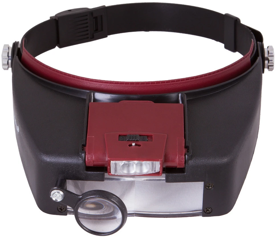 Didinamieji stiklai su LED Zeno Vizor H2 1,5 / 3 / 6,5 / 8x L69669 LEVENHUK